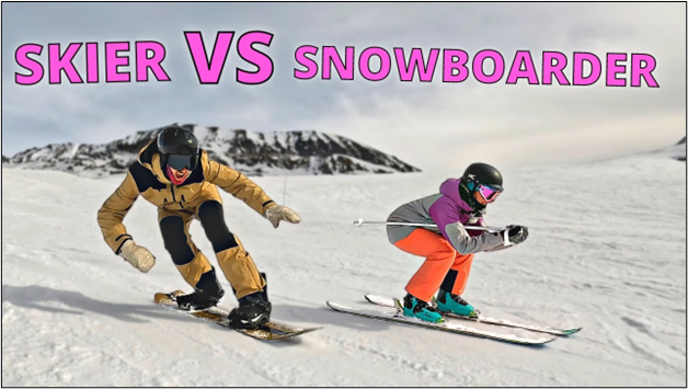 Is Snowboarding harder than Skiing?