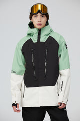 Brick Unisex Snowboarding Jacket