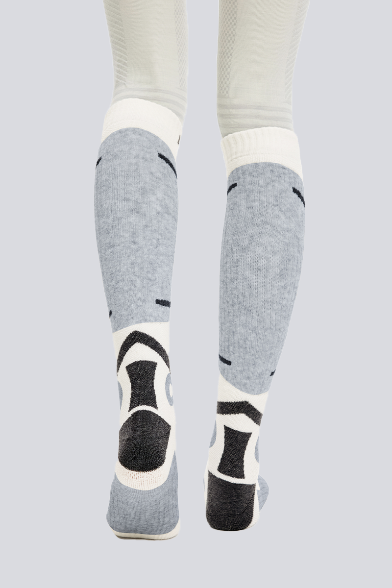 Merino Wool Over-the-Calf Snow Socks