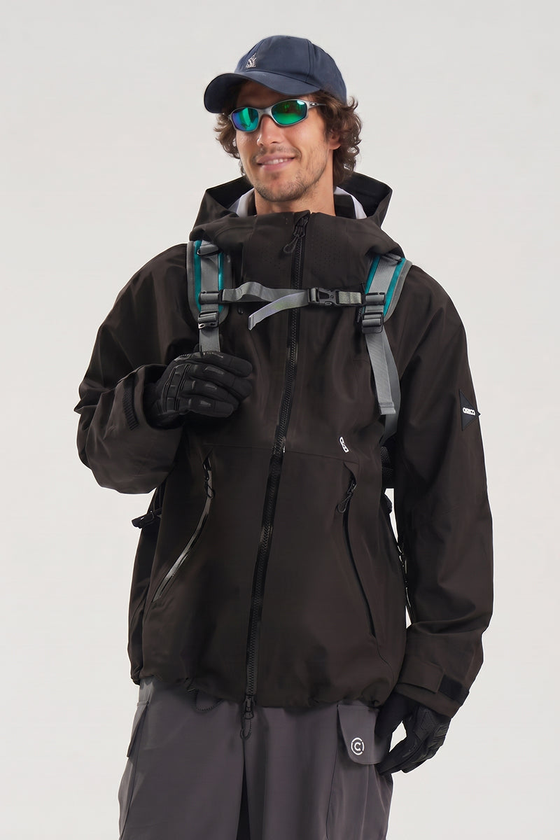Climb Unisex 3L Shell Windbreaker Jacket