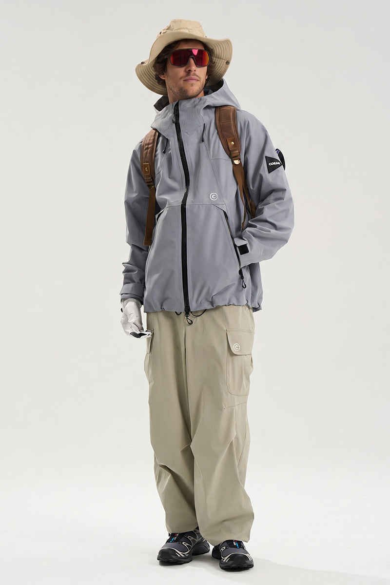 Climb Unisex 3L Shell Windbreaker Jacket