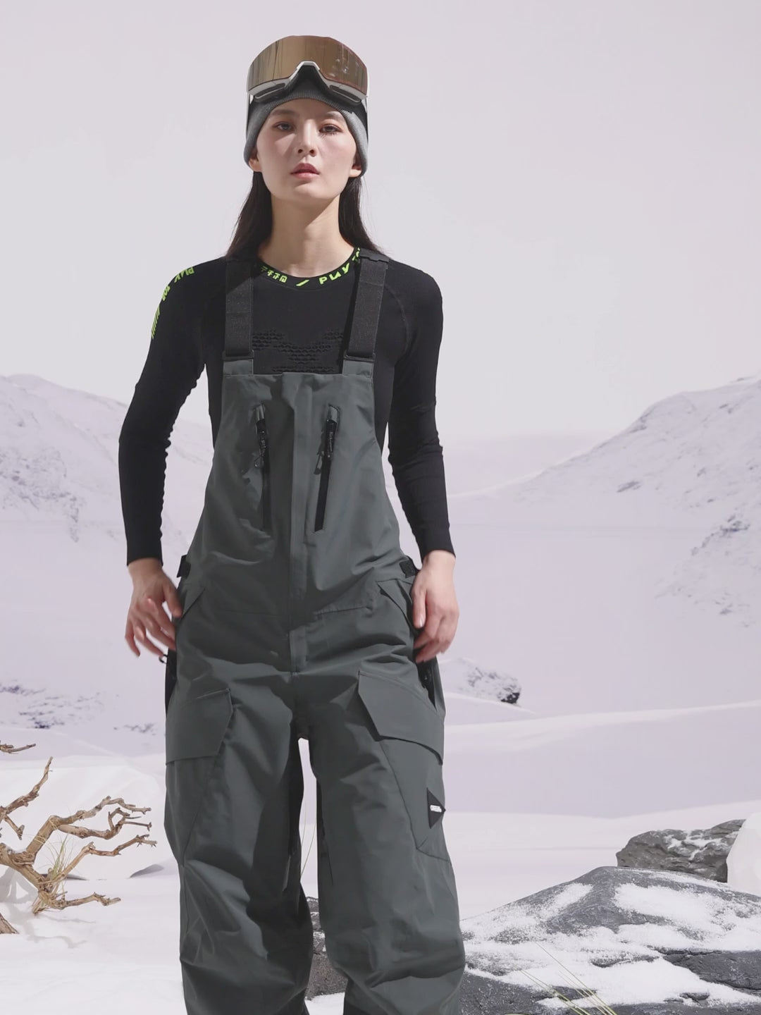 Saturn Unisex 3L Shell Snowboard Bib Pant – CAPELIN CREW