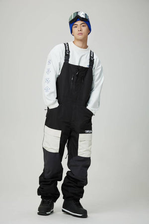 Men Spirit Snowboarding Bib Pants - CAPELIN CREW 