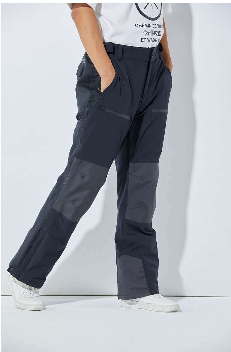 M's Colorblock Snowboarding Pants - CAPELIN CREW 